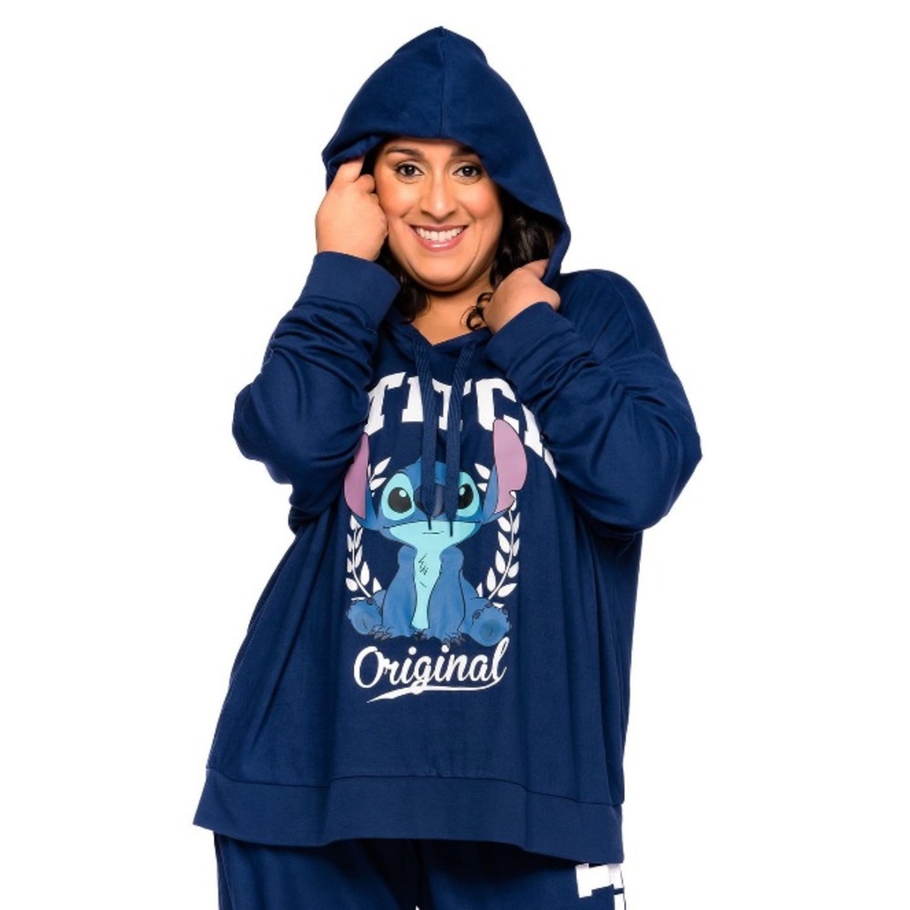 Disney Blue Stitch Hoodie